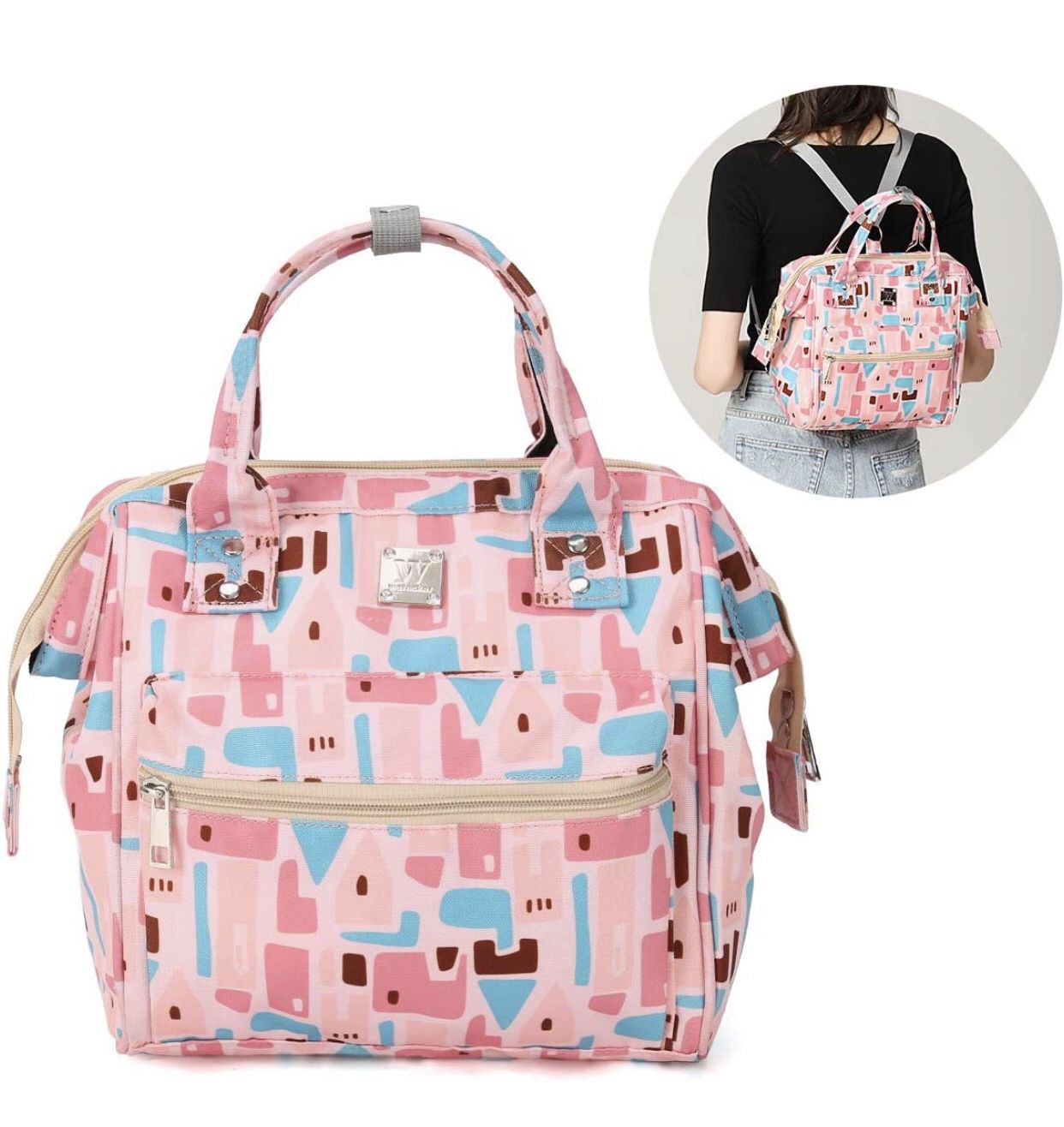 #a-2）Small Diaper Bag Backpack