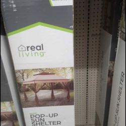 Beige Pop-Up Sun Shelter 