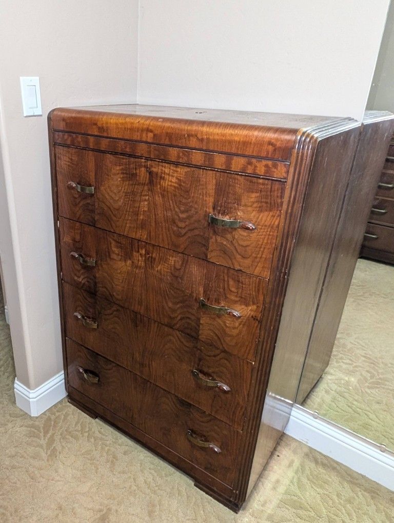 Vintage Waterfall Dressers