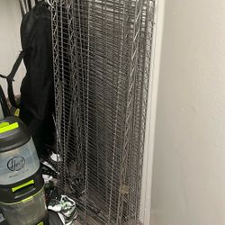 Nordsteel Heavy-Duty Chrome Wire Shelving Rack