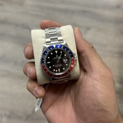 Rolex GMT Master 16700 40mm Pepsi Red and Blue Bezel Stainless Steel 1991