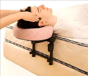 Massage Headrest for Bed, Adjustable Massage Face Cradle at Home, Portable Massage Table Kit for Sleeping Mattress, Face Down Pillow After Eye Surgery
