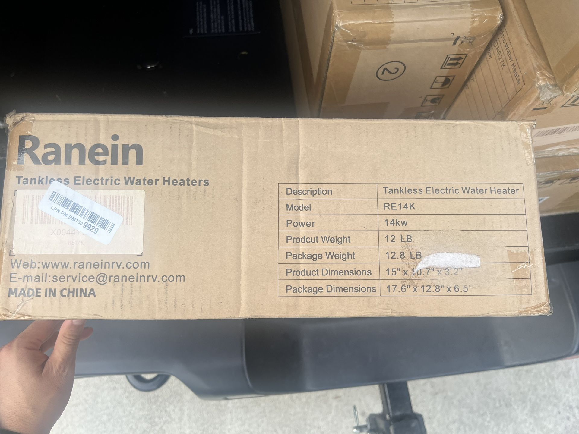 Renein Tankless Water Heater (New)