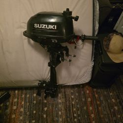 Suzuki 2.5hp Outboard.