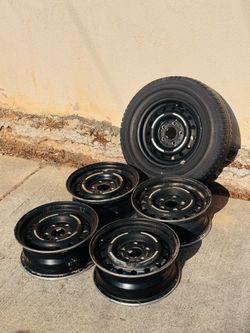 Mercedes w123 solid aluminum wheels