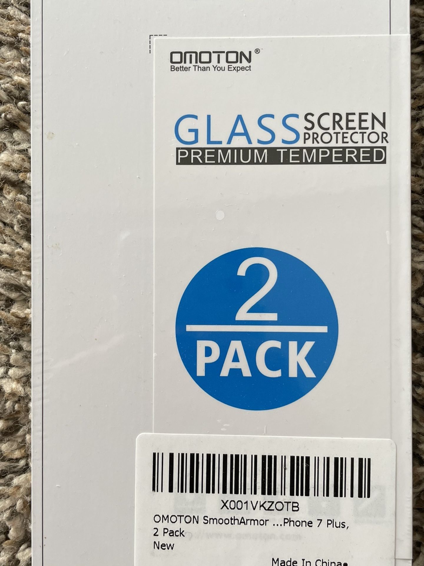 Omoton Glass Screen Protector iPhone 7 Plus