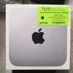 Apple Mac Mini Late 2020 - Apple M1 8-Core, 8GB RAM, 256GB SSD, MacOS Big Sur