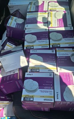 2-Pack 10-Year Battery Combination Smoke and Carbor Monoxide Detector with Voice 4larm and LED Warning Light