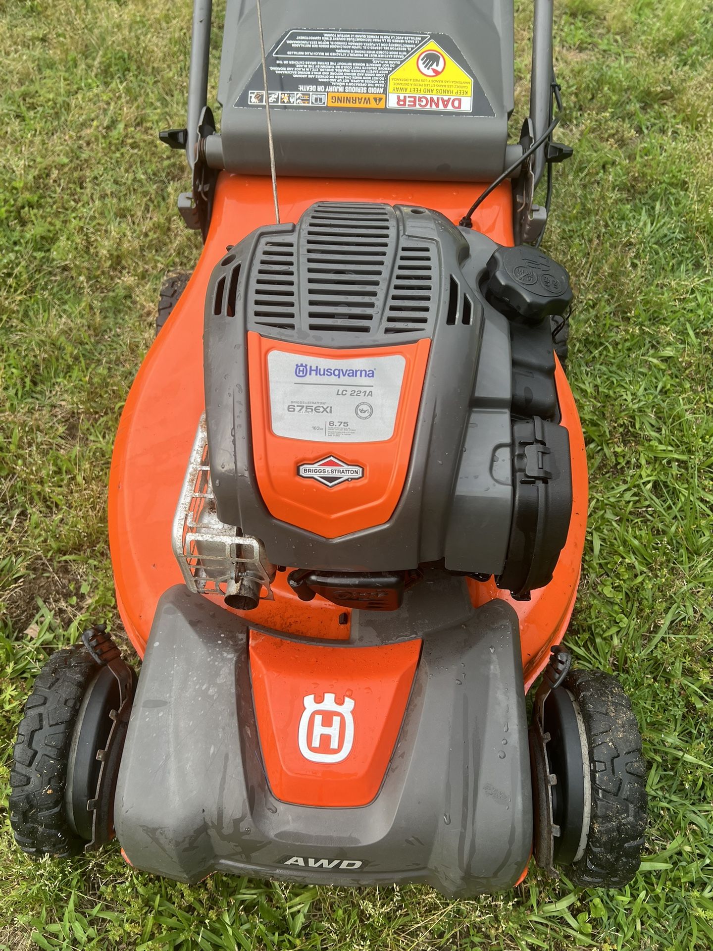 Husqvarna self propelled lawnmower
