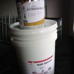 Gelcoat..Boat Paint.. Ruby Red..Gallon Or 5 Gal. Bucket.