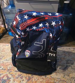 TYR LATBP3 Alliance Backpack 3 Water Polo 4th Of July