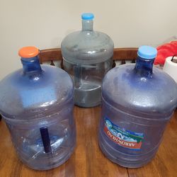 3 5gal water jugs