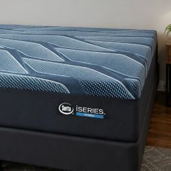 King Size Mattress Serta iSeries Hybrid 12” Medium Cooling Technology Premium Comfort Factory Fresh & Sealed in Plastic Same Day Delivery