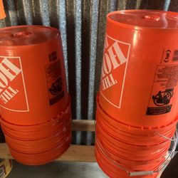 Home Depot Buckets 
