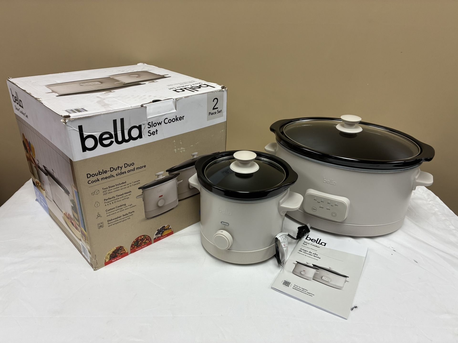 Bella Slow Cooker Set 2 Piece Set 