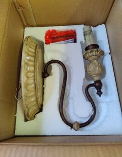 Millennium Single bulb antique white /Bronze Wall Sconce Light Fixture, few available