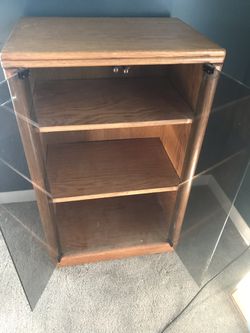 Oak storage unit