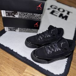 UNRELEASED JORDAN 3 ‘BLACK CAT’ 100% AUTHENTIC $200