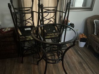 Table and chairs
