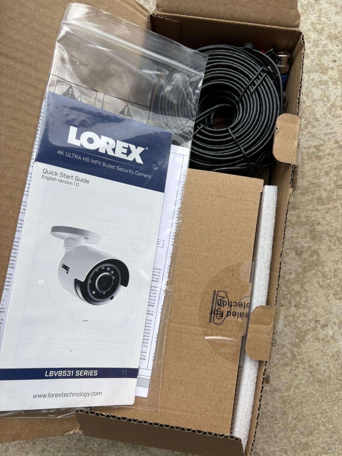 4K Security Camera Lorex Bullet Camera
