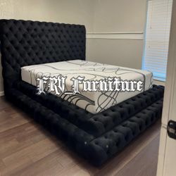 New Queen Bed Frame With MATRESS 