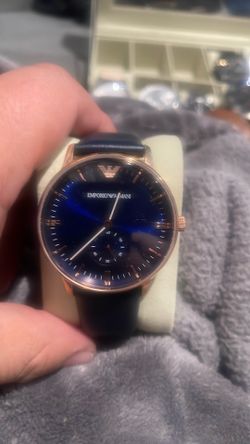 Emporio Armani blue and gold