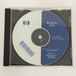 HP Deskjet 3820 Printer Software Disc C8(contact info removed)5 Windows XP Mac OS 9