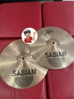 🔥 Sabian XS 14” Heavy Hi Hat Cymbals drum set drums