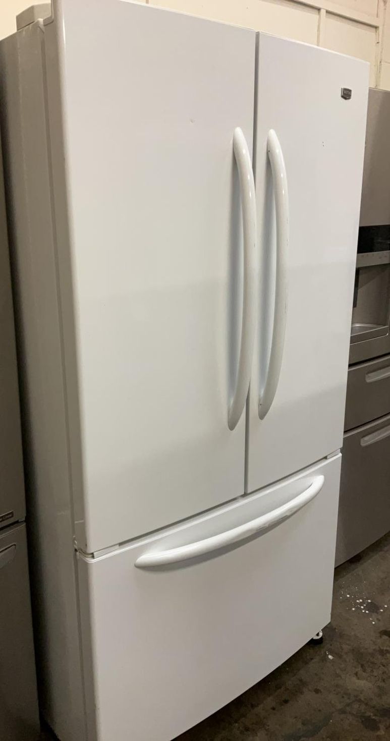 Maytag French Door White Fridge