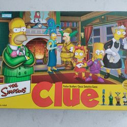 The Simpsons Clue Bord Game