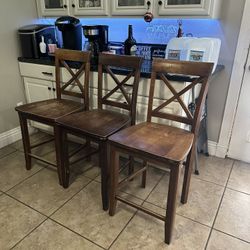 3 Bar Height Chairs 