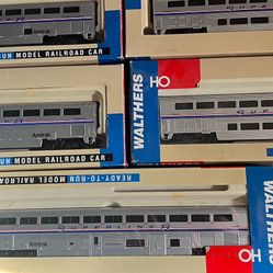 Amtrak Model HO Passenger Train Cars