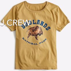 (NEW) (1 AVAILABLE) WOMEN’S J.CREW BADLANDS LIMITED EDITION T-SHIRT - SIZE: XS (EXTRA SMALL)