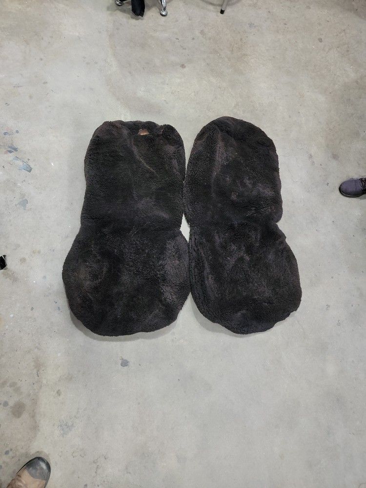 Black Sheepskin Seat Covers