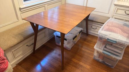 West Elm mid century modern table