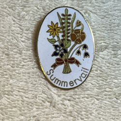 Summervaile 1977 Brooch Lapel Pin