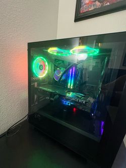 PC With 2 Monitors and Desk! $1500