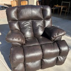 Brown Leather Recliner Chair 