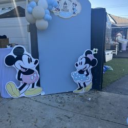 Mickey And Minnie Cutouts 