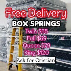 Box Springs  Twin box Full box  Queen box  King box  Bases para colchon  Box spring 