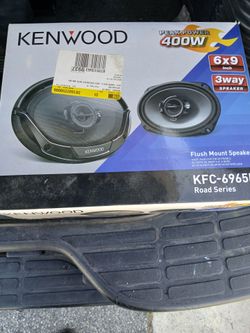 Kenwood 6x9 kfc-6965 400 watts 3 way Sperkers
