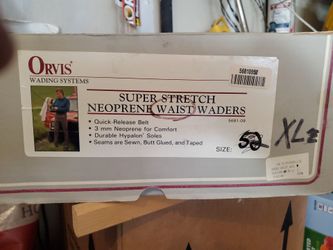 NEW Orvis neoprene waist waders 