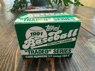 1991 Topps MLB Baseball Traded Series Set 1 - 132T