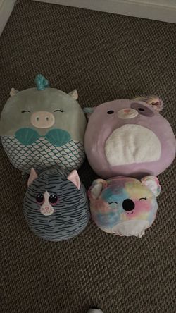 Squishmallow Plush Bundle Set of 4