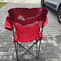 OZARK TRAIL MESH 2x CHAIRS RED