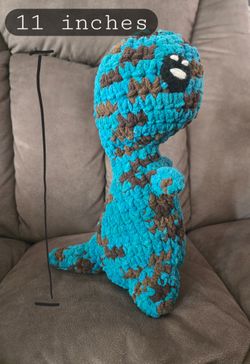 Dino plush crochet