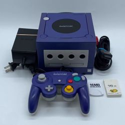 Nintendo GameCube Video Game Console DOL-001 Indigo