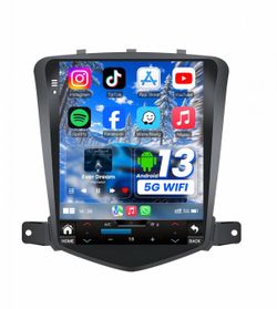Car Radio Stereo Chevrolet Chevy Cruze 2009 2010 2011 2012 2013 2014 2015 Apple CarPlay Android Auto 10.4” Touch Screen, Backup Camera