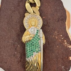 San Judas Bracelet 14k Gold 