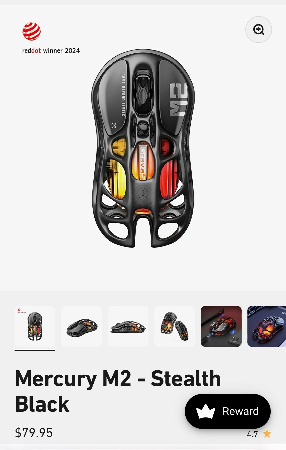 Mercury M2 Wireless gaming Mouse